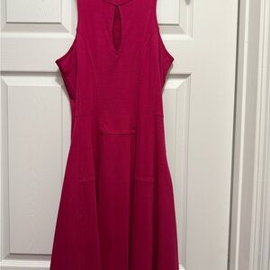 Daniel Cremieux Fuchsia Sleeveless Midi Dress